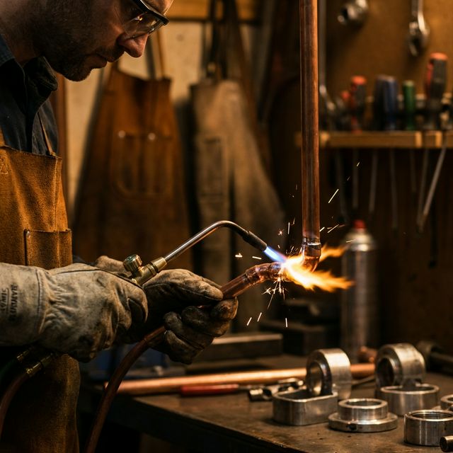 Precision pipe welding and soldering